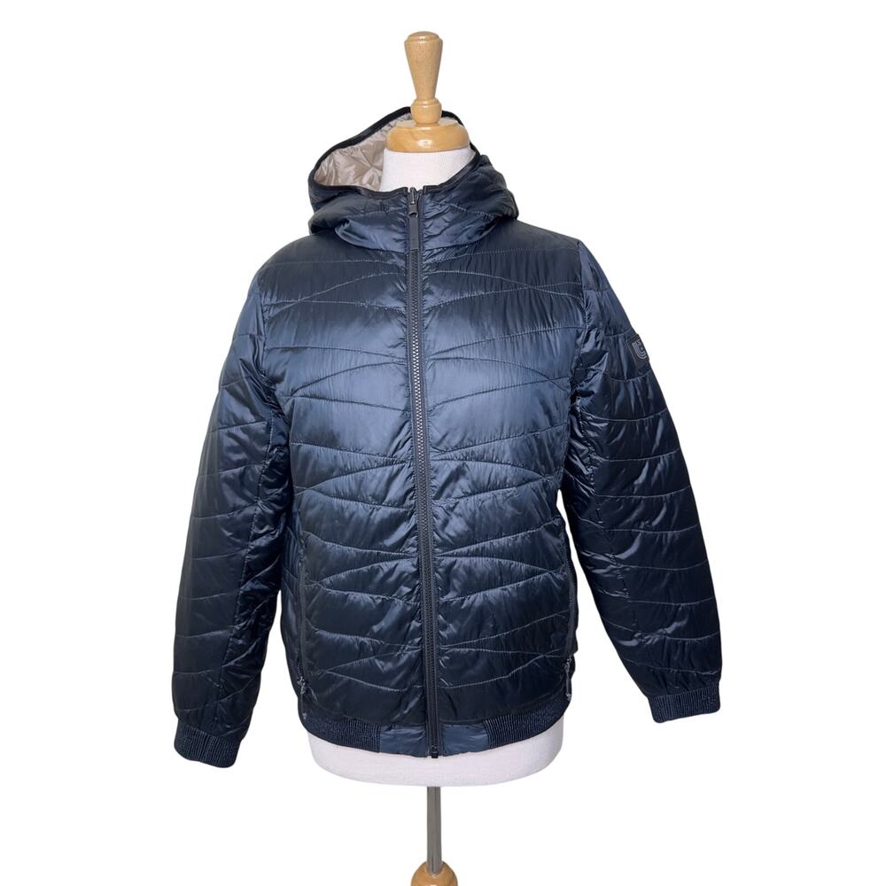 Lole Reversible Emeline Packable Jacket Black Medium Luw0667